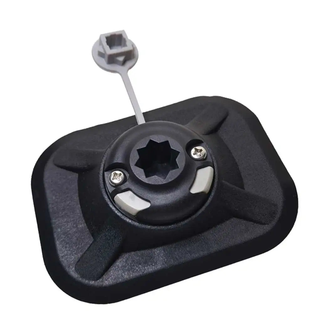 PVC Inflatable Boat Fishing Rod Holder Mount Kayak Surfing Board Electronics Fixer Fish Finder GPS Glue-On Surface Mount Pad Oasis Select