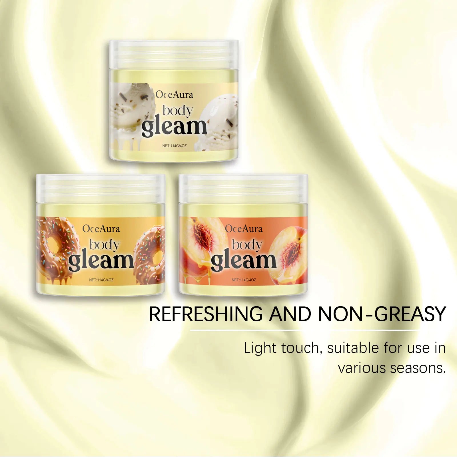 Body Butter Moisturizing Cream Nourishing Dry Skin Improve Roughness Skin Soft Smoothing Repair Barrier Vanilla Body Lotion 114g Oasis Select