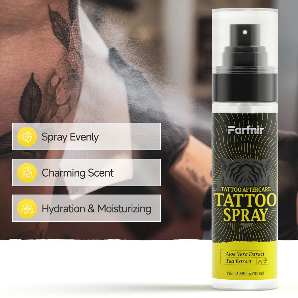 TATTOO SPRAY daily tattoo care, gentle and non-irritating, effectively moisturizes the skin and keeps colors vibrant Oasis Select
