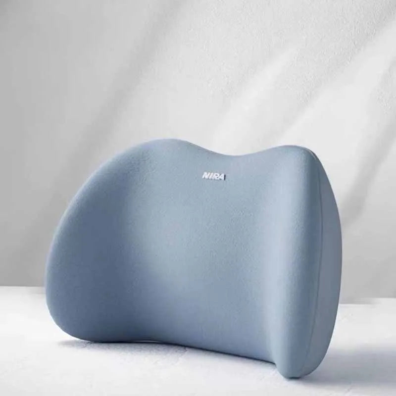 Car Pillow Headrest Neck Pillow Memory Foam Cervical Lumbar Support Car Headrest Back Pad Back Pillow Office Car Interior Acces Oasis Select Blue Waist