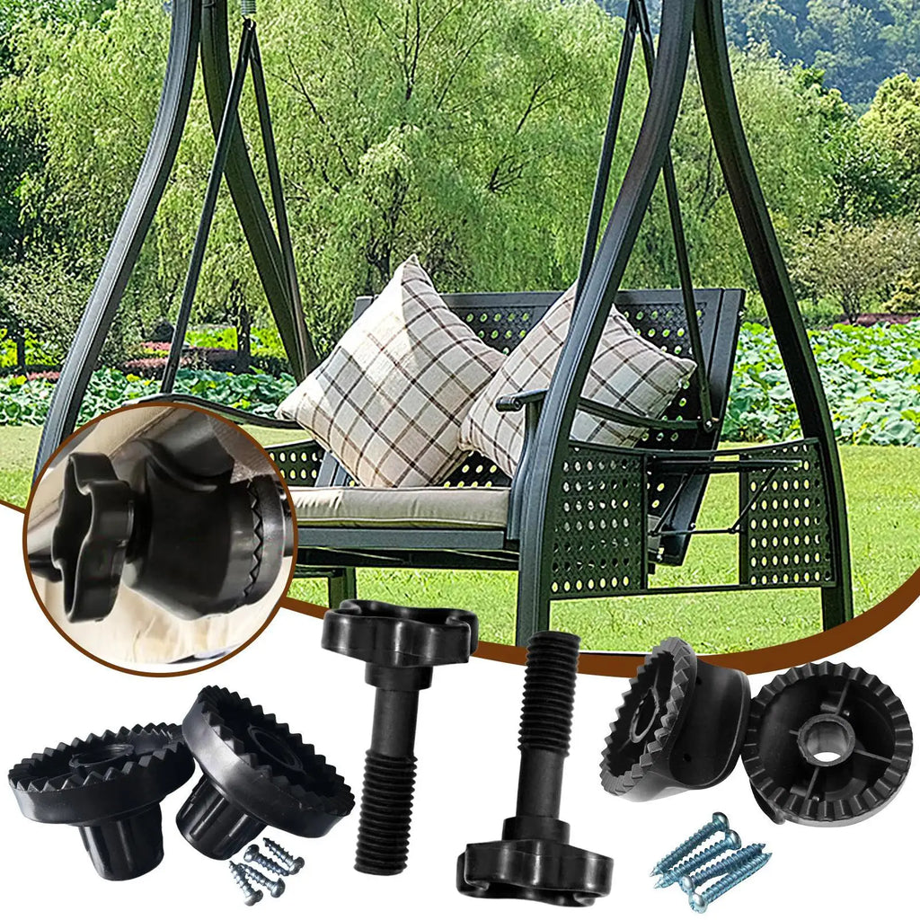 Pavilion Swing Canopy Frame Parts Kit Outdoor Swing Hanging Chair Canopy Frame Assembly Wear-Resistant Canopy Fittings Oasis Select