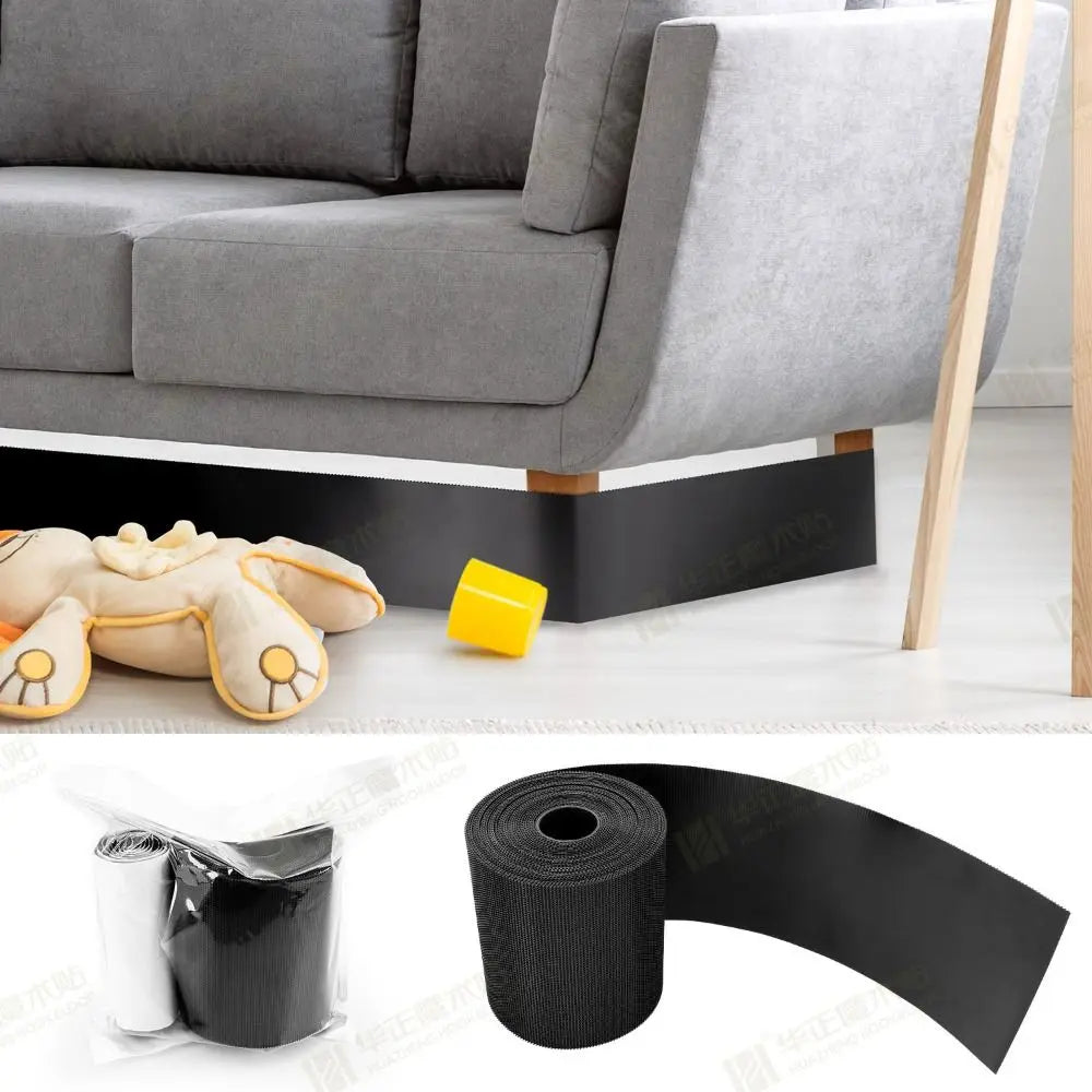 Durable 3/6/10M Sofa Toy Blocker Adhesive Strap Dustproof Under Couch Blocker Adjustable Nylon Sofa Edge Baffle Oasis Select