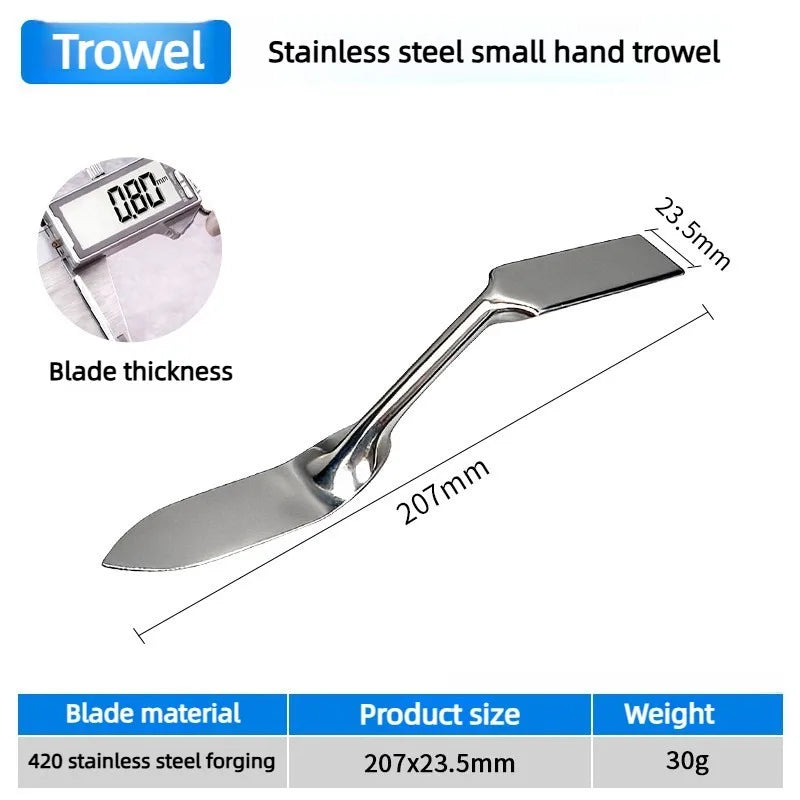 Dual Head Mini Putty Knife Double End Scraper Tool For Gap Filling Caulk Repair Wall Craft Decoration Construction Accessory Oasis Select