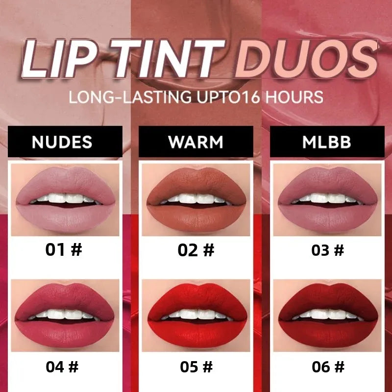 3-piece Set Make Up Velvet Lip Gloss Lipstick Matte Woman Makeup Long-lasting Waterproof Cosmetics Lips Glosses Beauty Tint Oasis Select