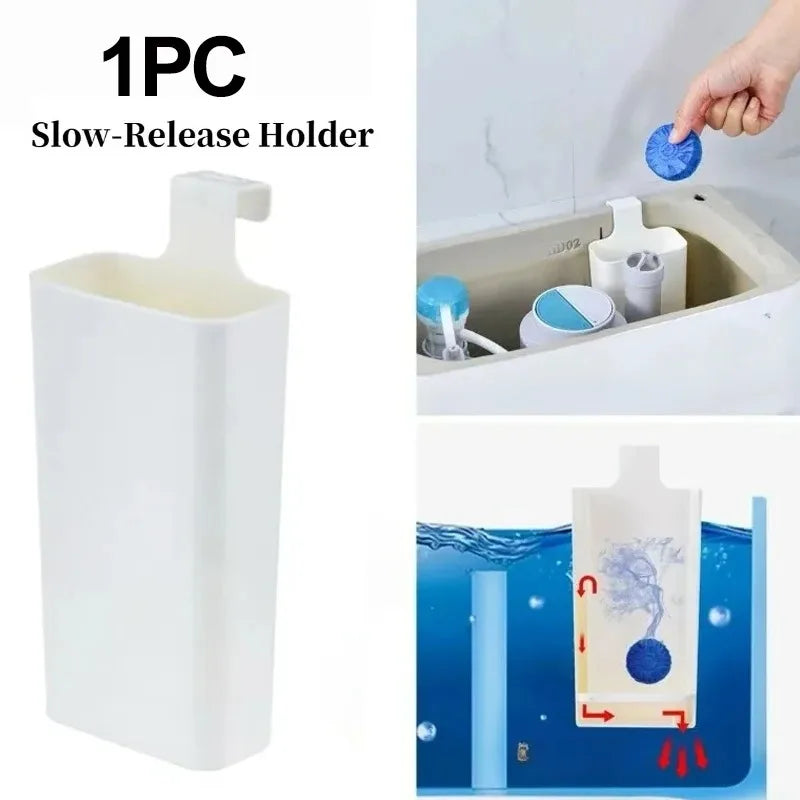 Toilet Bowl Cleaner Buffer Box,Toilet Solid Dispenser-Tank Replacement Part,Hanging Slow-Release Dispenser,Extends Cleaning Time Oasis Select