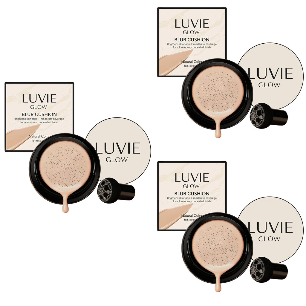 Mushroom Head Air Cushion Long Lasting Waterproof Oil Control Moisturizing Longwearing Waterproof Makeup Base Concealer CC Cream Oasis Select Buy 1 Get 2 Free