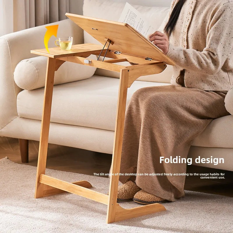 Side table small coffee table bedroom bedside table sofa side table small apartment lazy square tea table Japanese corner table Oasis Select