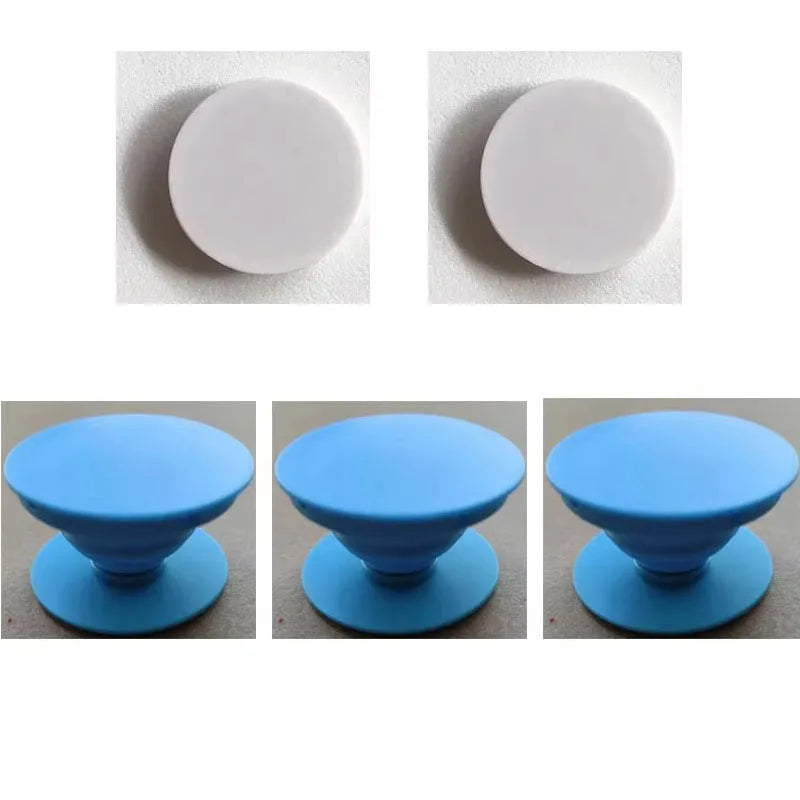 1-5pcs Finger Ring Holder Stand IPhone Samsung Support Telephone Mobilephones Grip Tok Folding Solid Color Pocket Socket Bracket Oasis Select mixed 5pcs