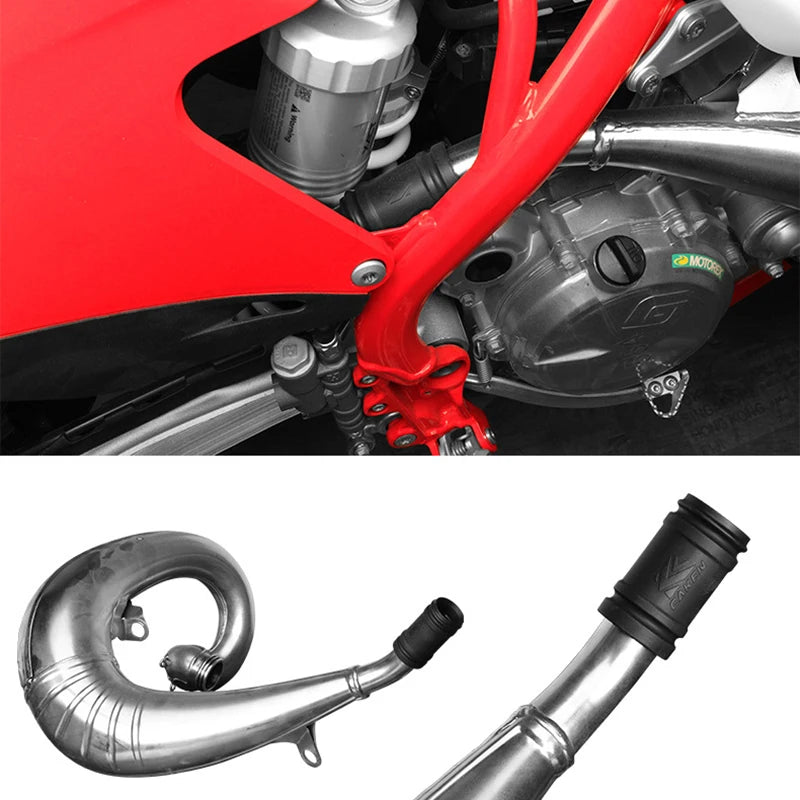 2025 2-Stroke Motorcycle Exhaust Muffler Tailpipe Rubber Seal Gasket Sleeve Hose For SX XCW EXC TE TC GASGAS Oasis Select