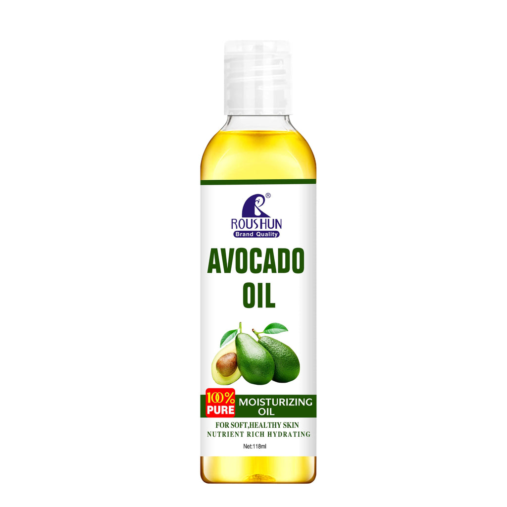 ROUSHUN 118ml Avocado Body Oil – Nourishing Skin Moisturizer