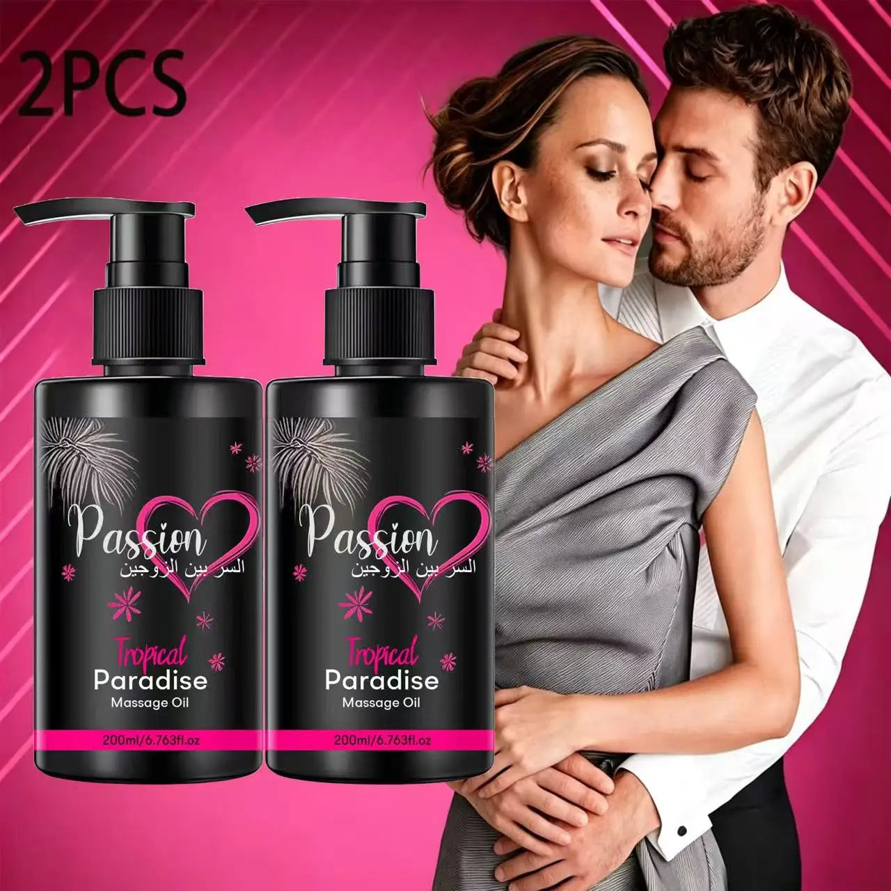 2-Pack Body Massage Oil – Sweet Almond & Jojoba | 400ml Body Massage Oil Oasis Select 400ml