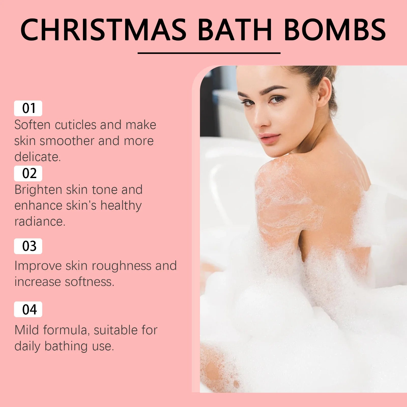 OceAura Christmas Aromatherapy Bath Bombs – Spa Gift Set Aromatherapy Bath Bombs Oasis Select