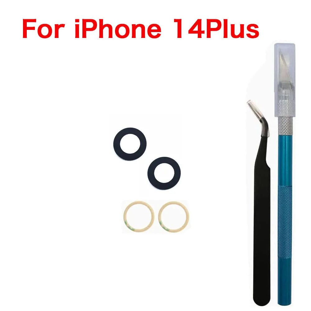iPhone Rear Camera Glass Lens Replacement X–14 Pro Max + Tools