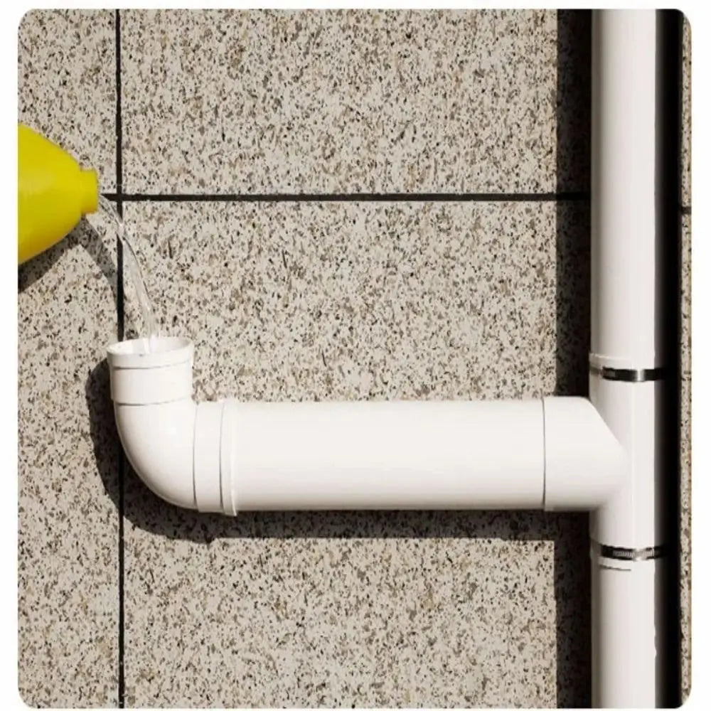 New PVC Tube Repair Patch Open Tee 50 75 110 Pipe Joint White Plumbing Accessories Home Oasis Select