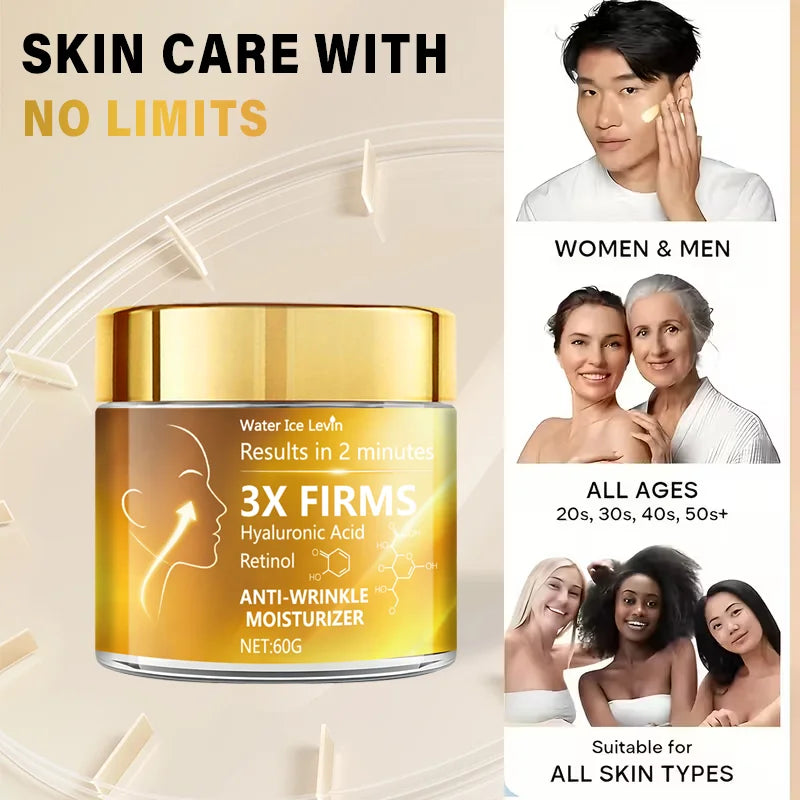 Anti-Wrinkle Face Cream – Hyaluronic Acid & Retinol | 60g Anti-Wrinkle Face Cream Oasis Select