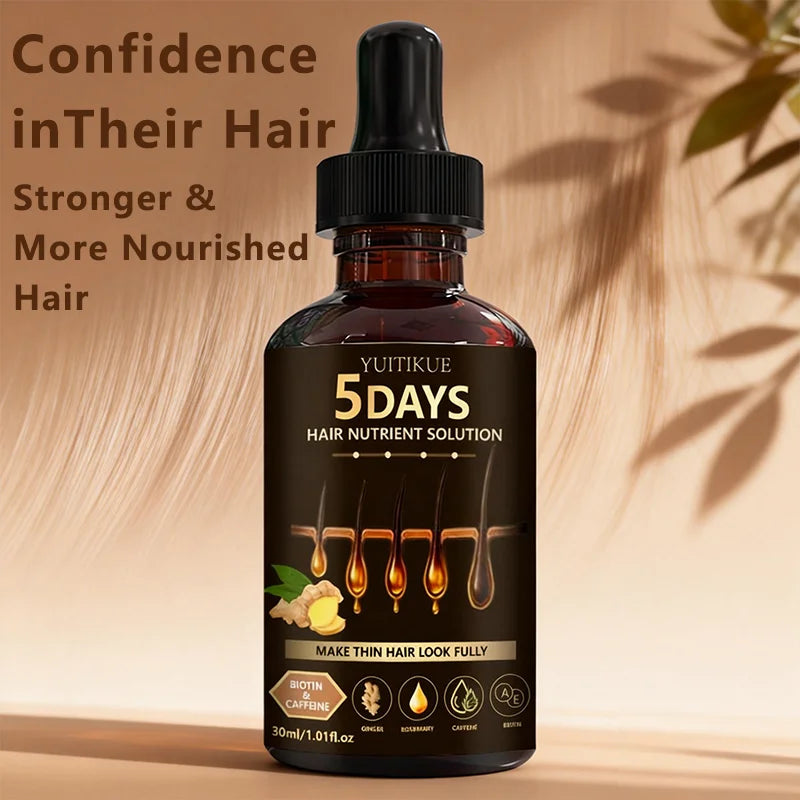 YUITIKUE Hair Nutrient Serum – Rosemary, Ginger & Caffeine