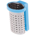 Creative Tea Filter Thickened Heat-Resistant 304 Stainless Steel Tea Strainer Teaware Filter Screen Tea Brewing Essential Oasis Select Blue