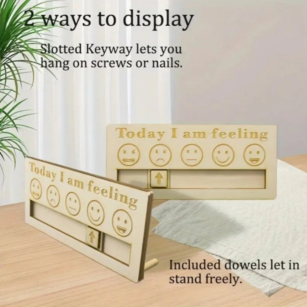 Daily Mood Brand Creative and Personalized Desktop Ornaments, Wooden Personal Mood Choices, Cute Ornaments Oasis Select