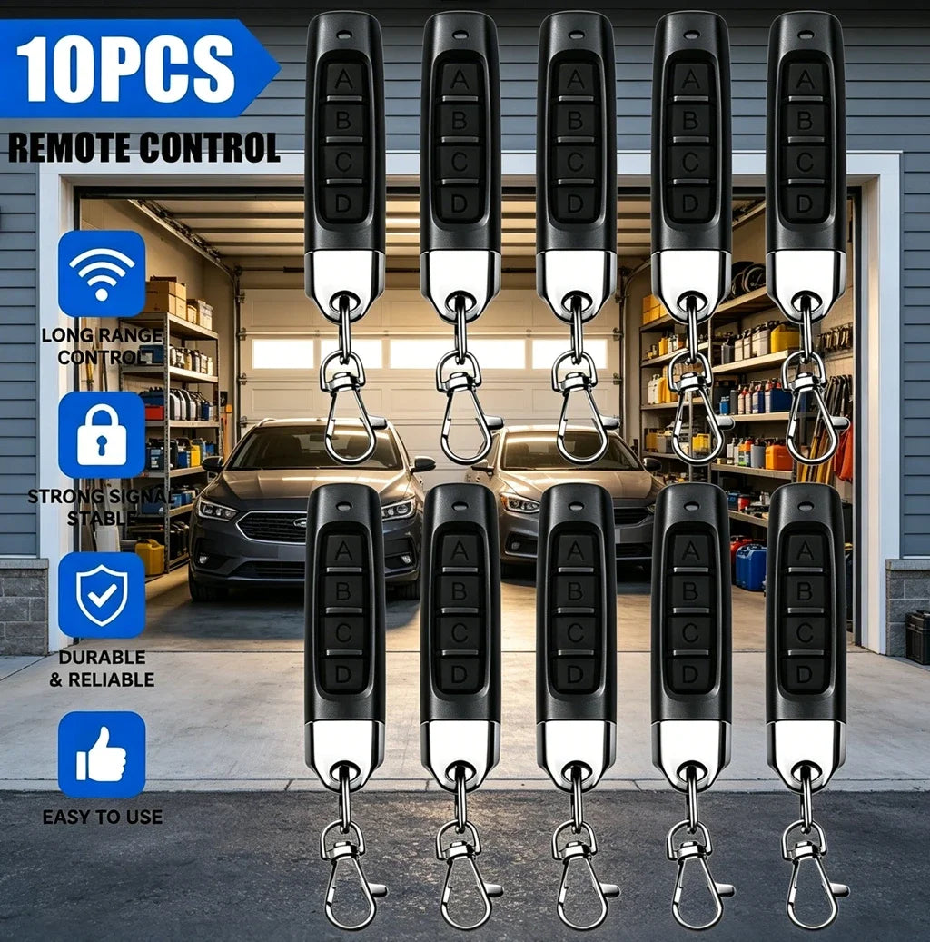 1/50pcs 433mhz Remote Control Duplicator Universal Remote key Copy Clone Replacement Garage Door Keychain 433.92Mhz Transmitter Oasis Select
