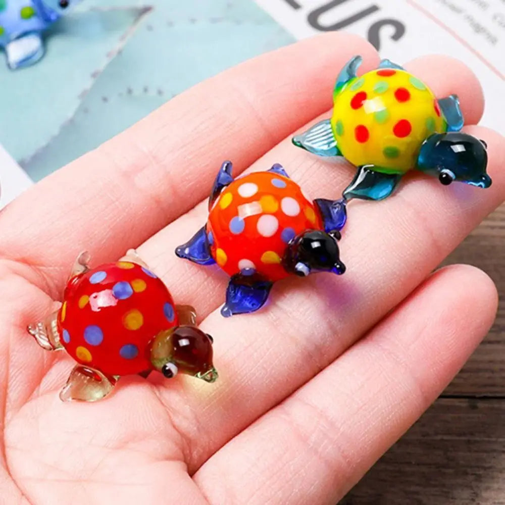 Lifelike Miniature Turtle Figurine | Aquarium & Desktop Decor