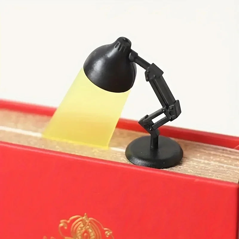 1pc Unique Cartoon Desk Lamp Shape Bookmark - Perfect for Office Stationery Oasis Select