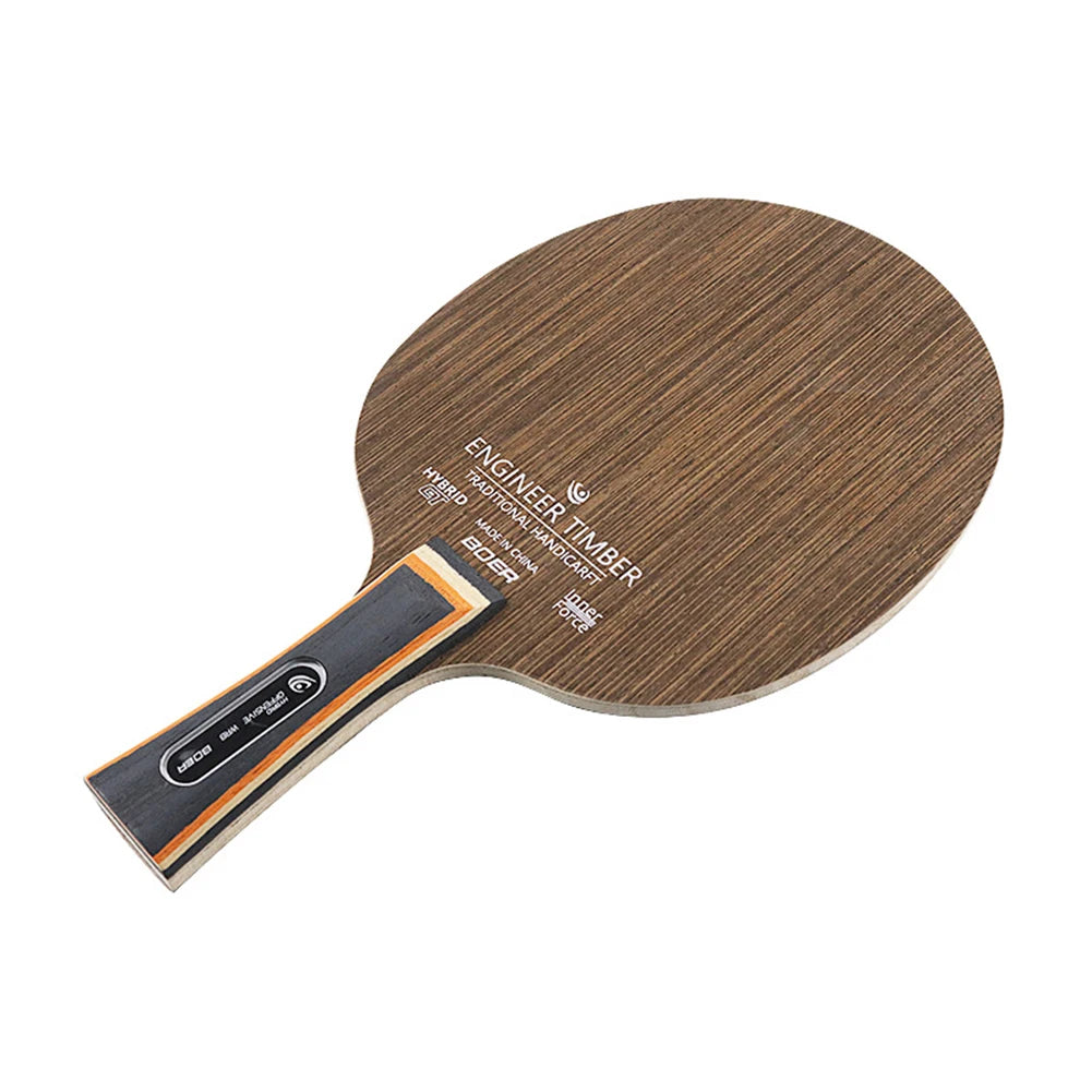 1PC Table Tennis Blade Ebony Dalbergia Pingpong Racket Bottom Plate 5-Ply 6.2mm Ping Pong Paddle Board Bat Racquet Long Handles Oasis Select Iron sword wood