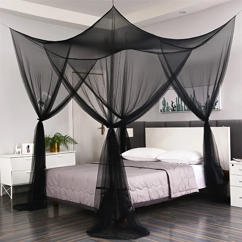Elegant Rainbow Mosquito Net - Large Bed Canopy with Drawstring Closure, Perfect for Outdoor & Indoor Use Oasis Select