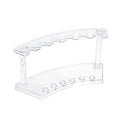 1pc,Vertical 6-slot pen holder, transparent plastic display stand, pencil holder, eyebrow pencil holder, makeup brush holder Oasis Select Clear