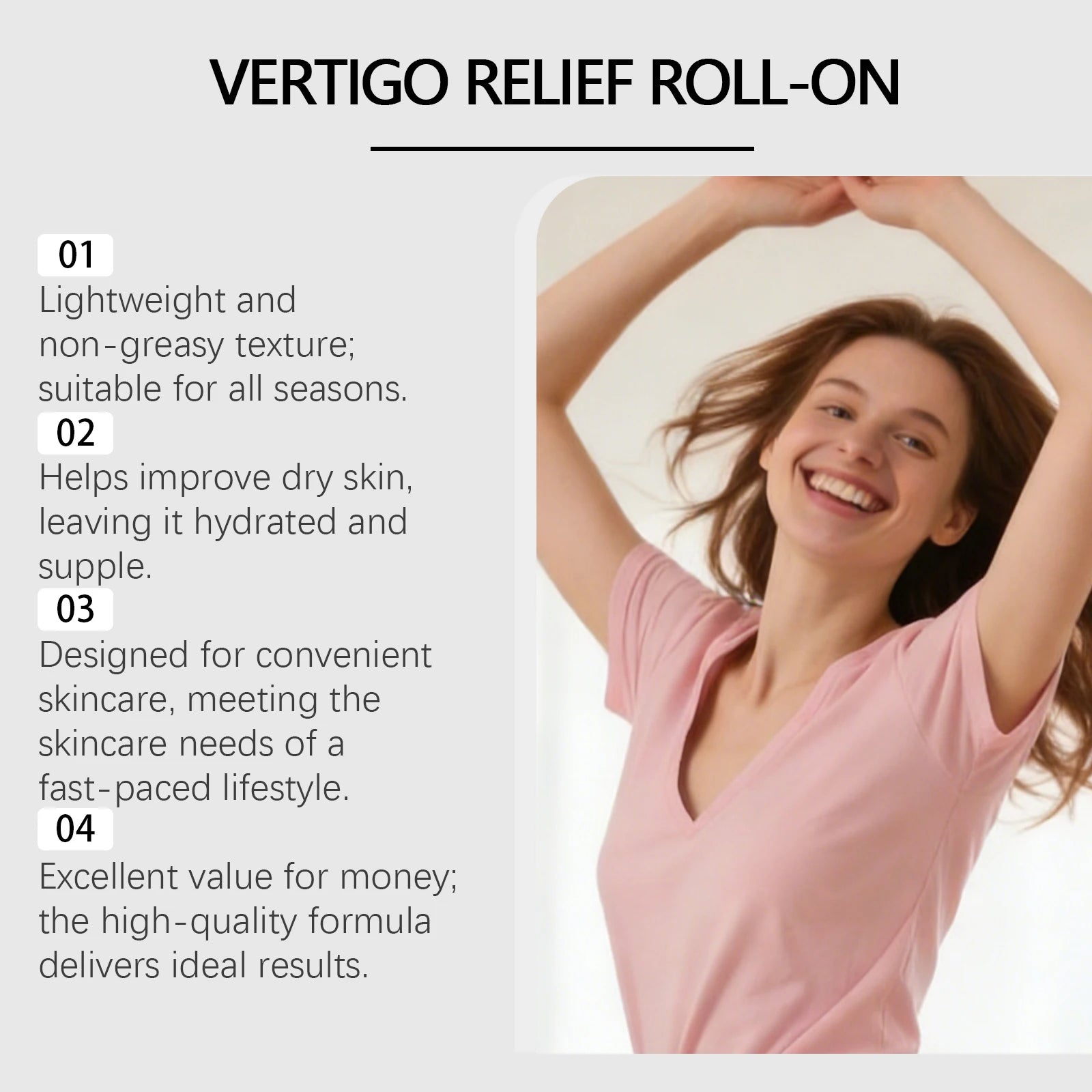 Soothing Roll On Oil Cooling Massage Oil Temple Ear Massage Natural Formula Portable Daily Relaxation Unisex Essential Oil 10ml Oasis Select