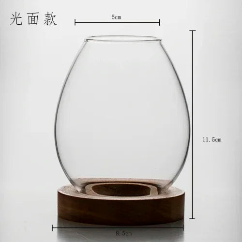 Transparent Glass Candlestick Chinese Decoration Romantic Candlelight Dinner Zen Retro Home Windproof Candle Cover Oasis Select 1