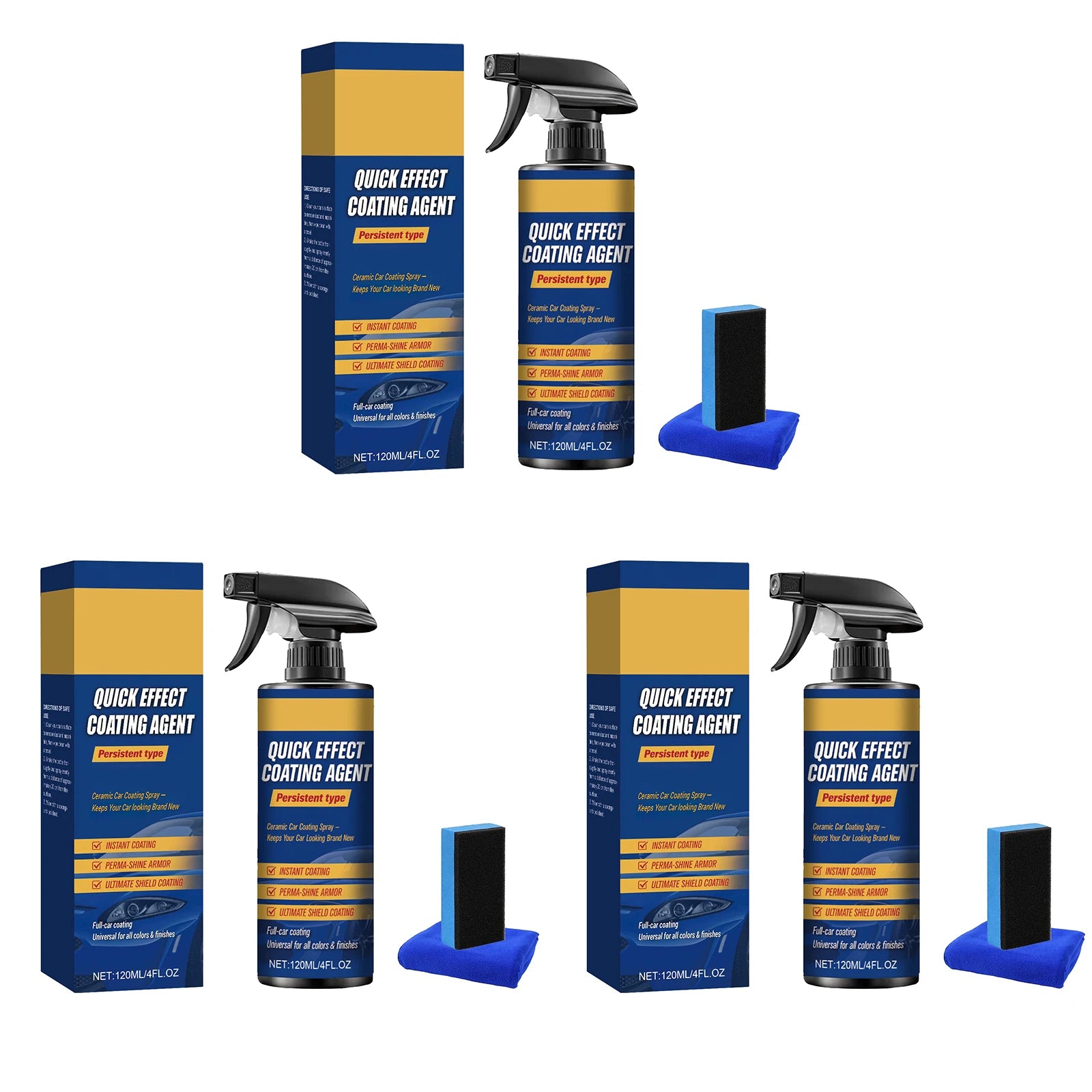 Ceramic Nano Coating Spray – Car Paint Gloss & Protection 120ml Ceramic Car Coating Oasis Select Buy 1 Get 2 Free