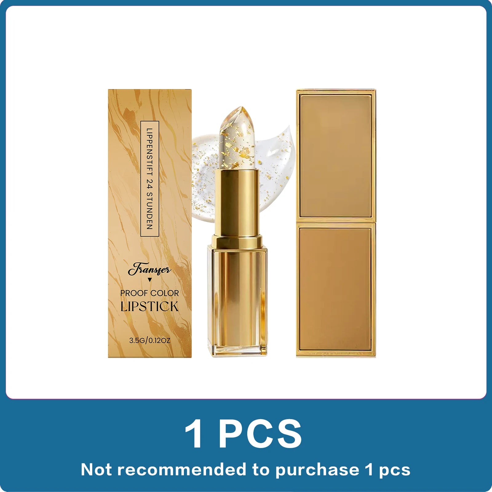 Gold Foil Color-Changing Lip Balm – Hydrating & Plumping