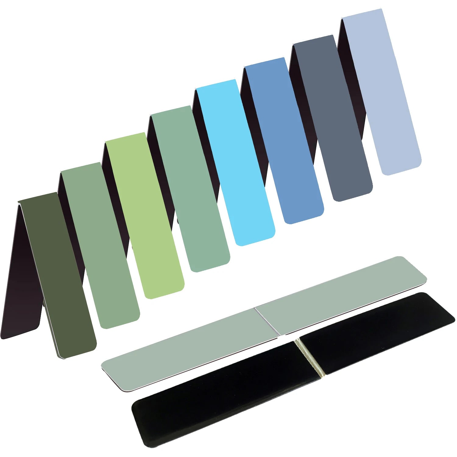 10PCS Magnetic Bookmark 10 colors Magnetic Bookmarks Page Markers For Students Teachers Classroom Home Office Reading Supplies Oasis Select Style D
