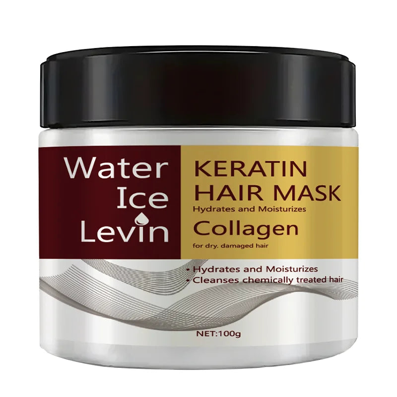 Keratin Collagen Hair Mask – Frizz Control & Damage Repair Keratin Hair Mask Oasis Select 100g Bottle