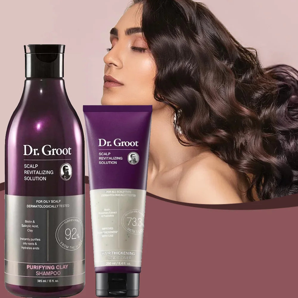 Dr.Groot Shampoo Conditioner Set Hair Loss Treatments Nourish Smoothing Thickening Scalp Hair Care Products Oasis Select
