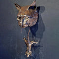 Halloween Cat and Mouse Statue Resin Wall Sculpture Pendant Knocker Garden Courtyard Decoration for Door Pile Protect Plants Oasis Select Default Title