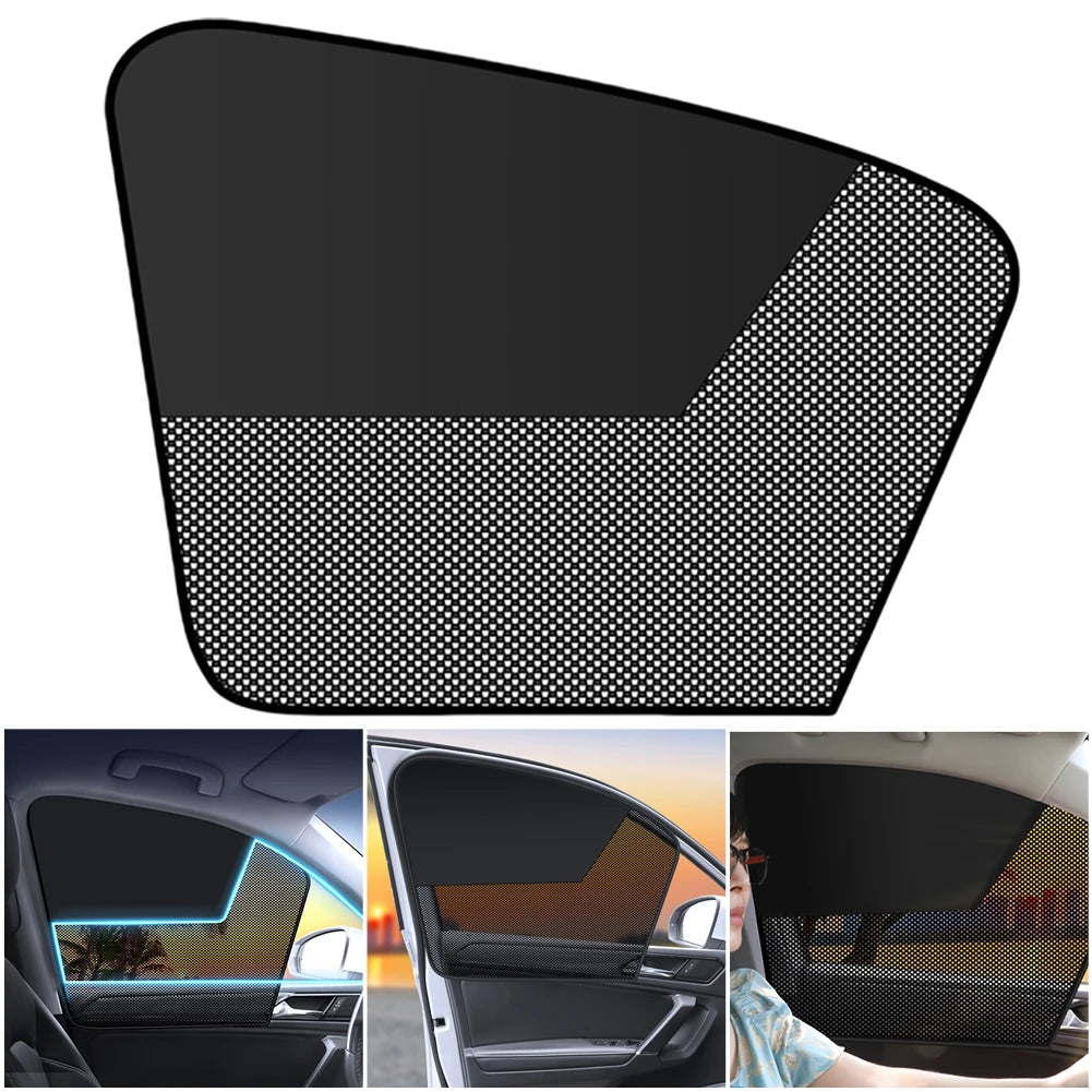 Magnetic Car Window Sun Shades – Light Blocking Side Privacy Car Window Shade Oasis Select