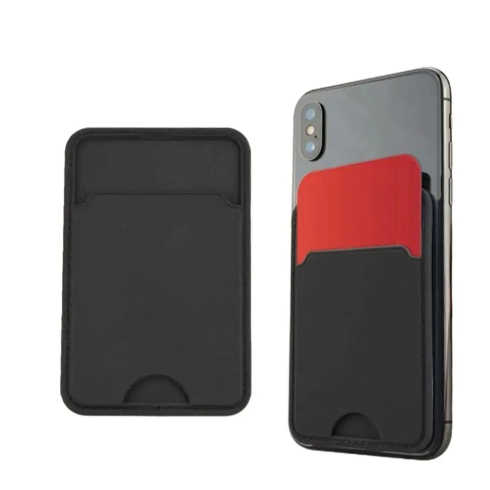 TPU Back Paste Card Holder Set Back Paste Adhesive Mobile Phone Back Paste Card Holder Anti-theft 6.2*9.5CM Wallet Case Oasis Select
