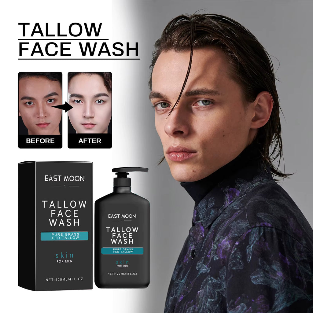 East Moon Men's Facial Cleanser – Oil Control & Acne 120ml Men's Facial Cleanser Oasis Select