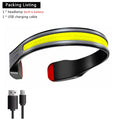 POCKETMAN COB LED Headlamp – USB Rechargeable & Waterproof