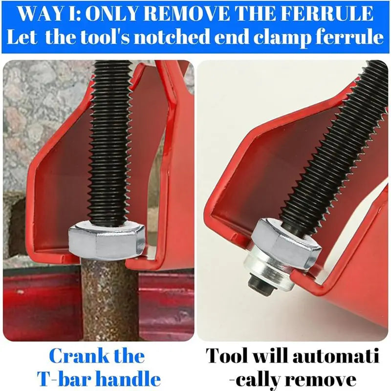 LIKE WISH Compression Ring Puller Tool Remove Ferrule,Ferrule Puller For 1/2In Copper Water Compression Sleeve 1/2In Copper Tubi Oasis Select