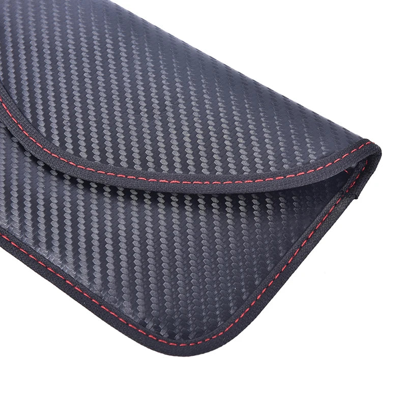 Car Key Signal Blocking Shield Case Faraday Bag Protector Pouch Signal Blocker Case RF Signal Safe Lock Bag For Car Keys Oasis Select