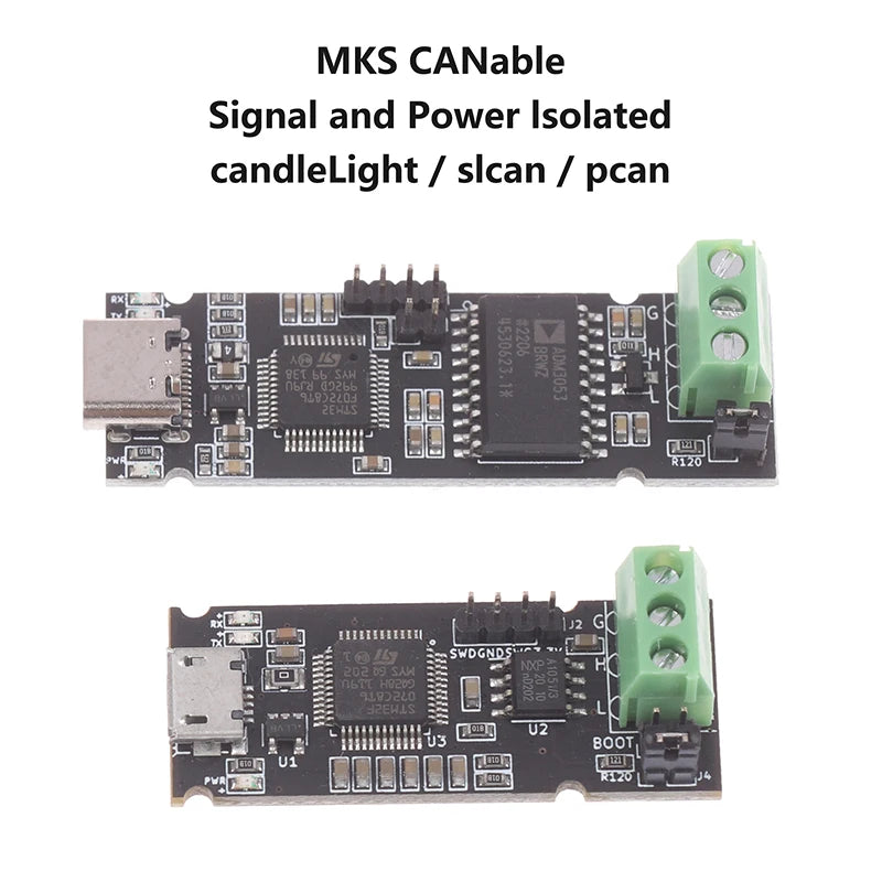 CANable USB To PCAN Canbus Debugger Analyzer Adapter Module Isolated Vesc Xdrive Klipper Oasis Select
