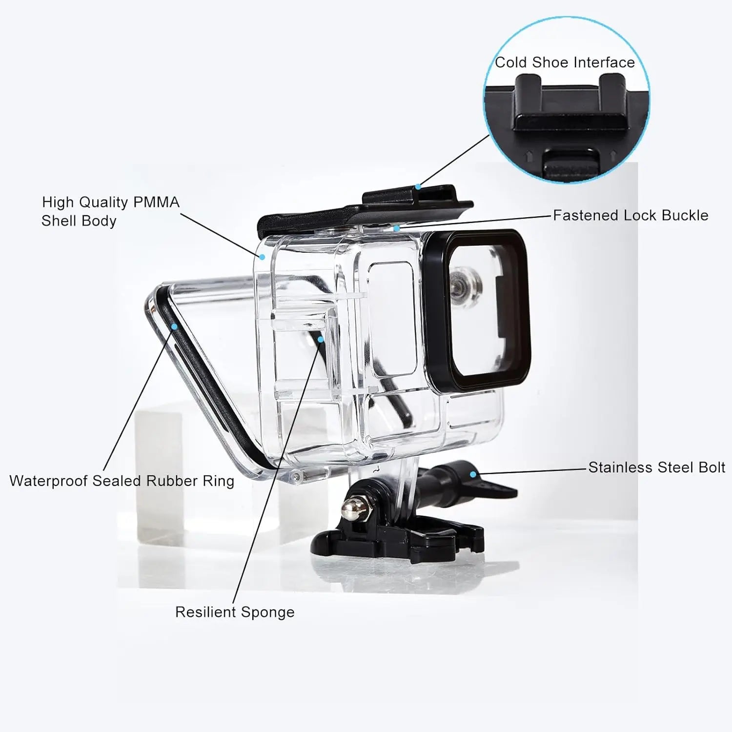 Waterproof Housing for Insta360 Ace Pro 2 – 60M Dive Kit