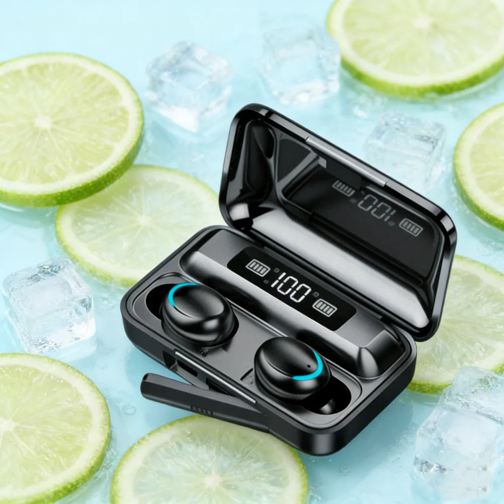 Bluetooth Headphones 9D Stereo High Bass Sport Earphones Handfree Touch Control Tws Wireless Earbuds Headset Oasis Select