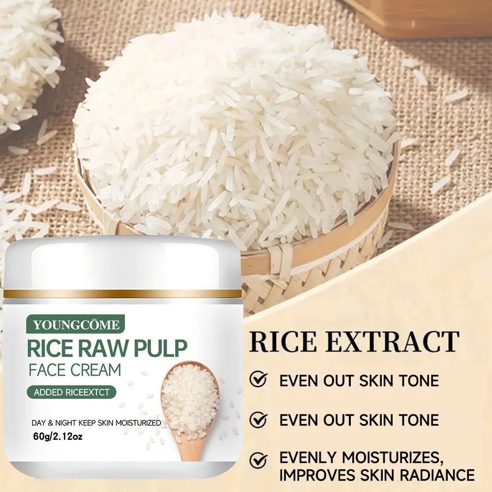 Rice Bran & Ceramide Face Cream – Brightening Moisturizer 60g