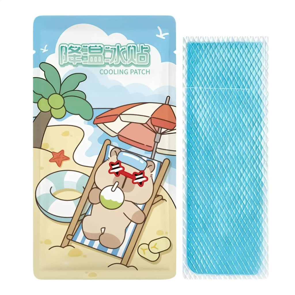 2Pcs Summer Cooling Patches for Hot Reducer Stickers Instant Relief Cooling Patch for Sports Travel Camping Hiking Walking Oasis Select