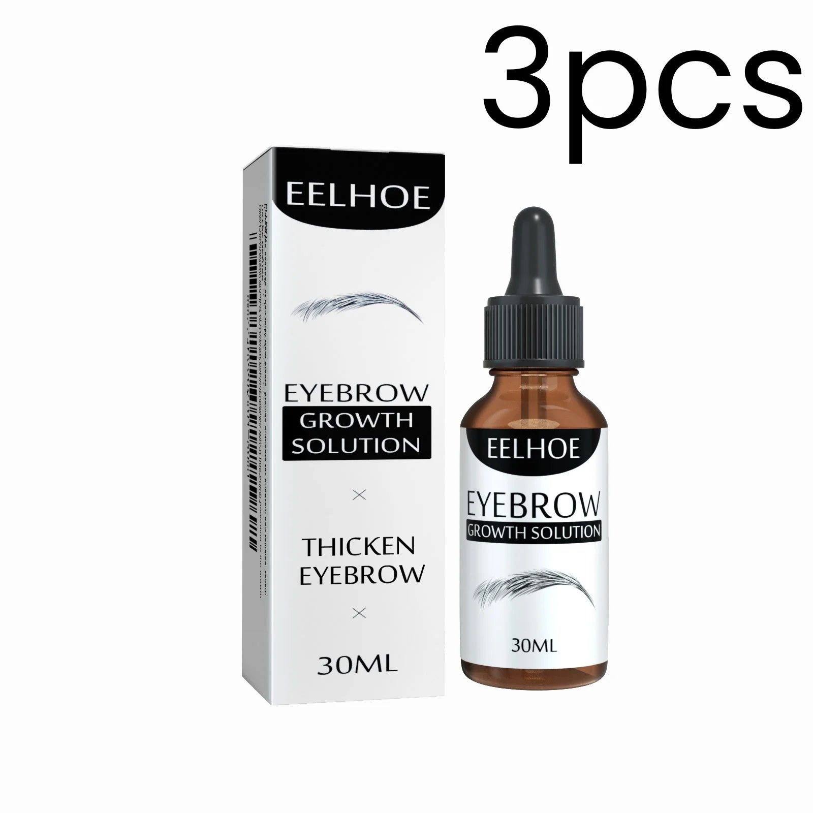 EELHOE Eyebrow Growth Serum – Thickening & Nourishing 30ml Eyebrow Growth Serum Oasis Select 3pcs