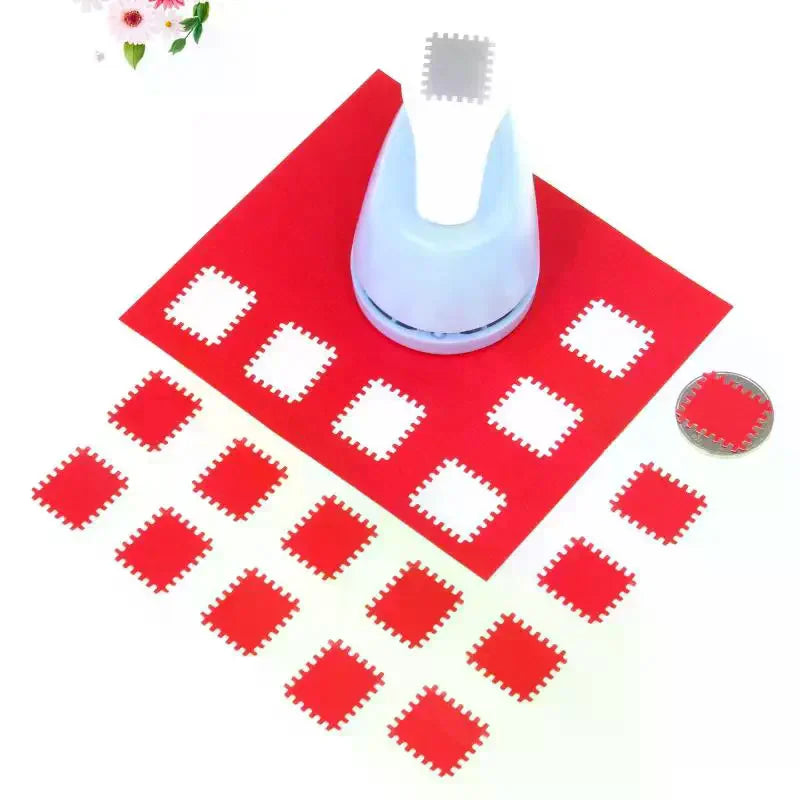 Stamp Border Labor-saving Edge Press DIY Punch Stamp Shape Craft Punch Handmade Photo Frame Embossing Machine Making Tool Oasis Select