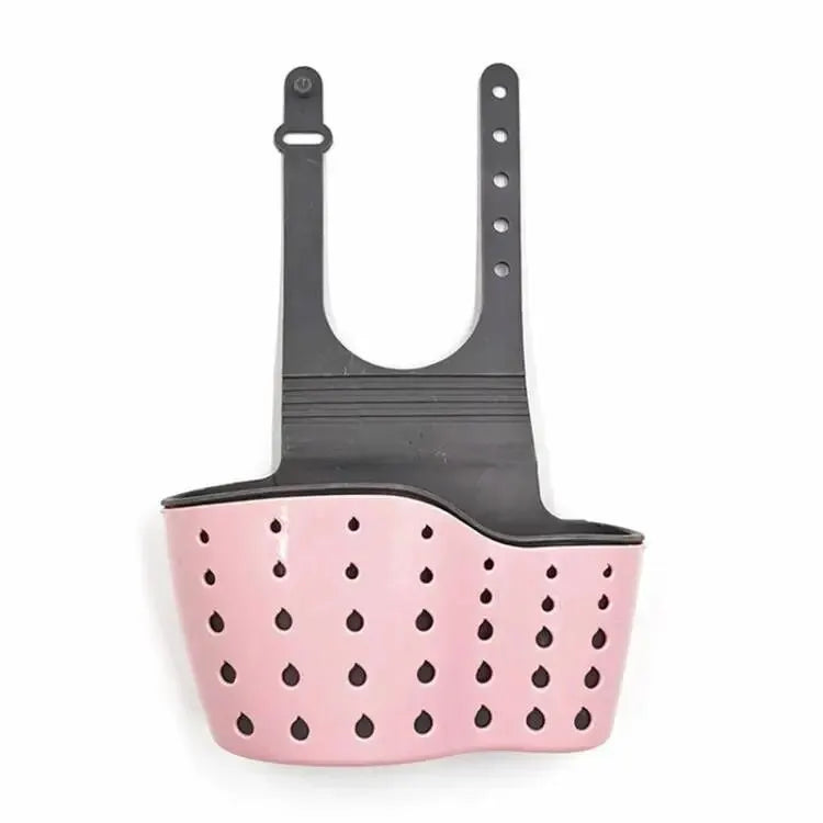 Adjustable Sink Drain Basket – Hanging Sponge & Soap Holder Sink Drain Basket Oasis Select Pink